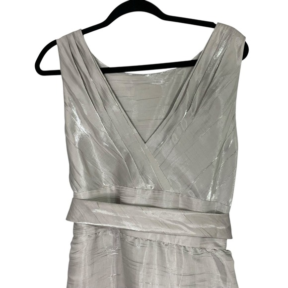 Antonio Melani Midi Dress Sleeveless‎ Party Cocktail Shimmer Size 14 - Picture 5 of 13